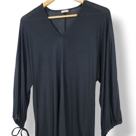 La Perla Studio Modal Jersey Knit Nightgown Sleep Dress in Navy Blue Size 40/Med - Picture 6 of 13